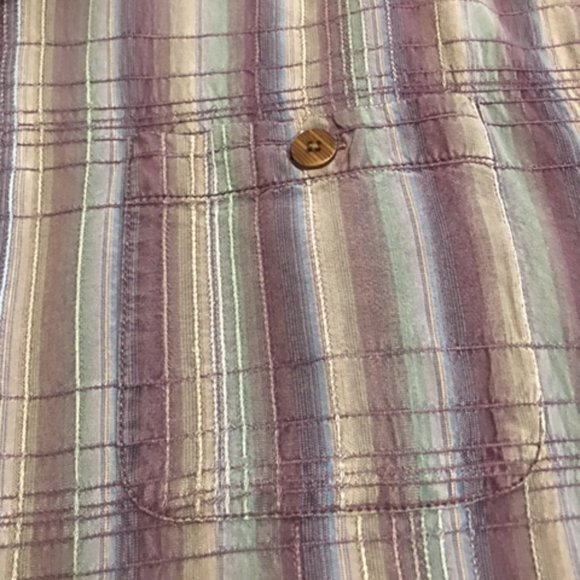 Men's Tommy Bahama S/S Shirt  Size Large   70% Silk/30 Cotton - Picture 2 of 6